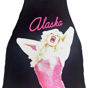 Alaska Thunderf*** Rupaul’s Drag Race Sleeveless Black Tshirt Men’s Large